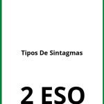 Ejercicios Tipos De Sintagmas 2 ESO PDF