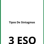Ejercicios Tipos De Sintagmas 3 ESO PDF