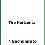 Ejercicios Tiro Horizontal 1 Bachillerato PDF