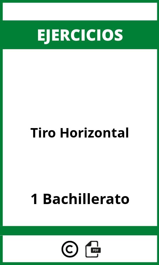 Ejercicios Tiro Horizontal 1 Bachillerato PDF