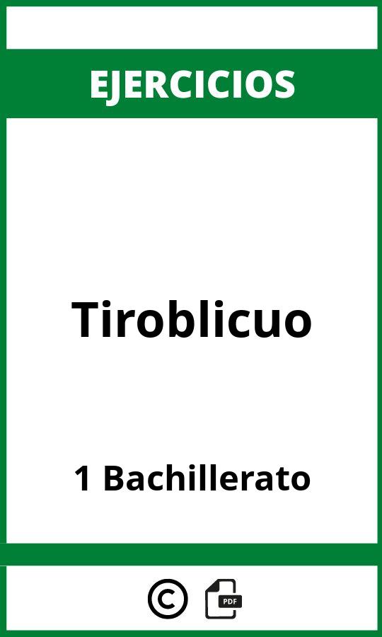 Ejercicios Tiro Oblicuo 1 Bachillerato PDF