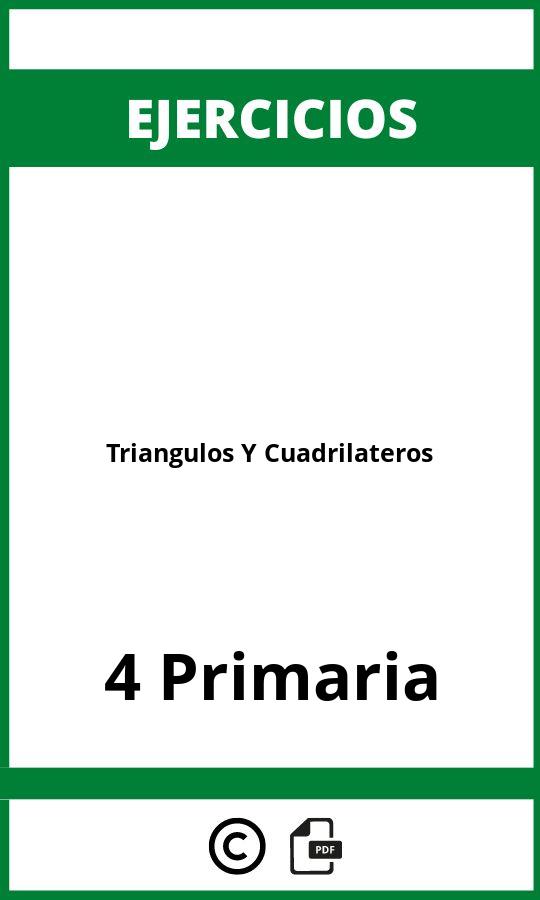 Ejercicios Triangulos Y Cuadrilateros 4 Primaria PDF