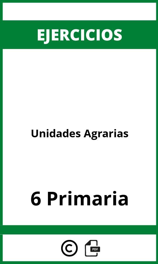 Ejercicios Unidades Agrarias 6 Primaria PDF