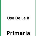 Ejercicios Uso De La B Primaria PDF