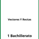 Ejercicios Vectores Y Rectas 1 Bachillerato PDF
