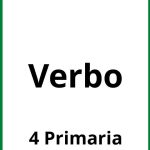 Ejercicios Verbo 4 Primaria PDF