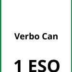 Ejercicios Verbo Can PDF 1 ESO