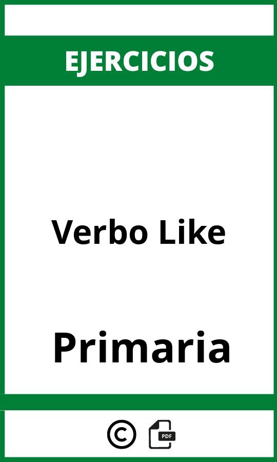 Ejercicios Verbo Like Primaria PDF