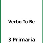 Ejercicios Verbo To Be PDF 3 Primaria