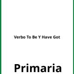 Ejercicios Verbo To Be Y Have Got PDF Primaria