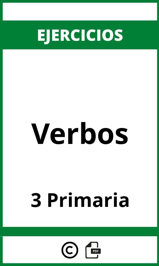 Ejercicios Verbos 3 Primaria PDF
