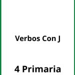 Ejercicios Verbos Con J 4 Primaria PDF