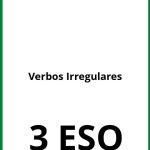 Ejercicios Verbos Irregulares PDF 3 ESO