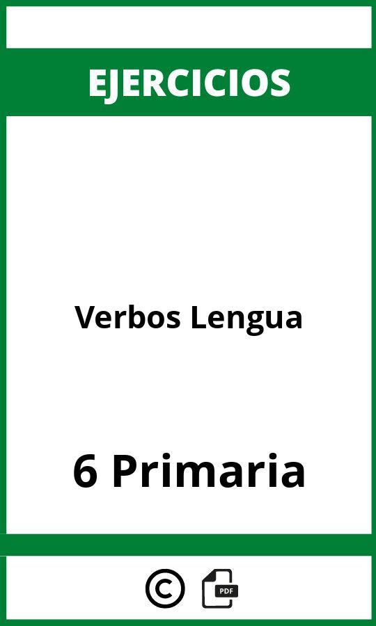 Ejercicios Verbos Lengua 6 Primaria PDF