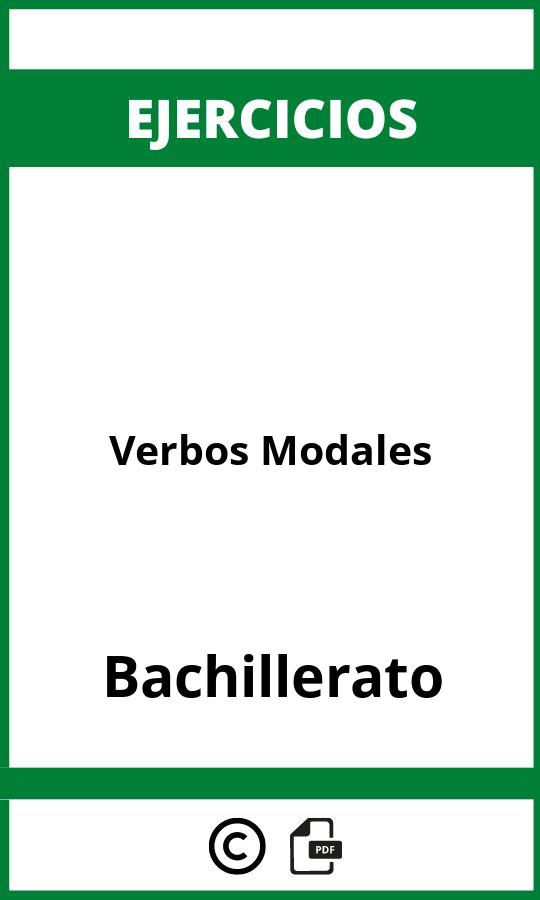 Ejercicios Verbos Modales Bachillerato PDF