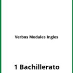 Ejercicios Verbos Modales Ingles 1 Bachillerato PDF