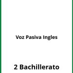 Ejercicios Voz Pasiva Ingles 2 Bachillerato PDF
