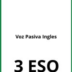 Ejercicios Voz Pasiva Ingles 3 ESO PDF