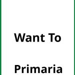 Ejercicios Want To Primaria PDF