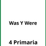 Ejercicios Was Y Were 4 Primaria PDF