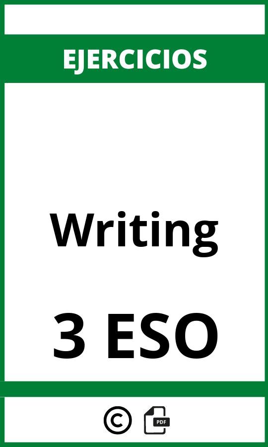 Ejercicios Writing 3 ESO PDF