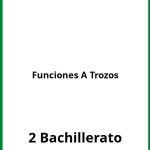 Funciones A Trozos Ejercicios  2 Bachillerato PDF