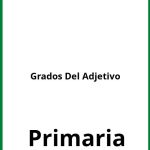 Grados Del Adjetivo Ejercicios Primaria PDF