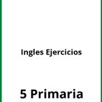 Ingles 5 Primaria PDF Ejercicios