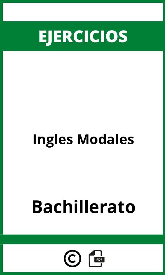 Inglés Bachillerato Modales Ejercicios PDF
