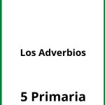 Los Adverbios Ejercicios 5 Primaria PDF