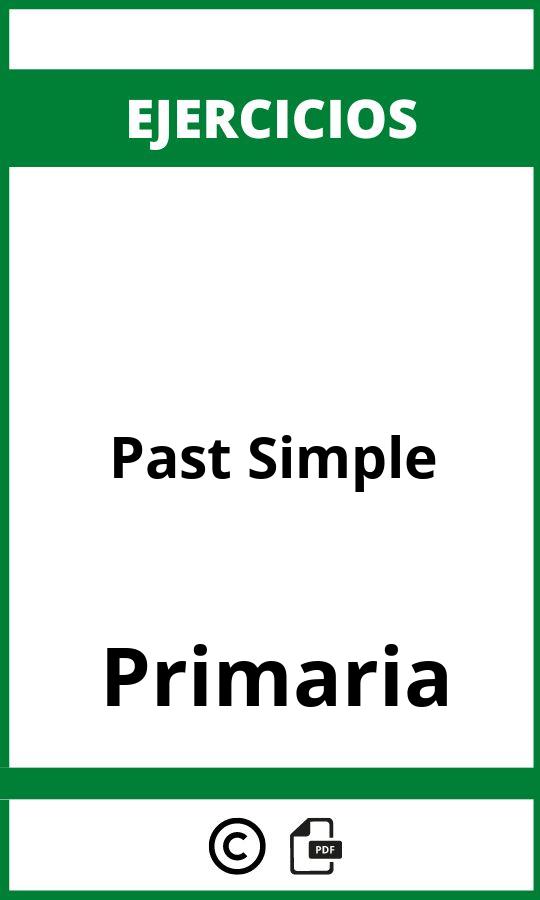 Past Simple Ejercicios Primaria PDF