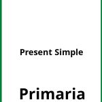 Present Simple Ejercicios PDF Primaria