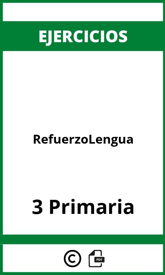 Refuerzo Ejercicios Lengua 3 Primaria PDF