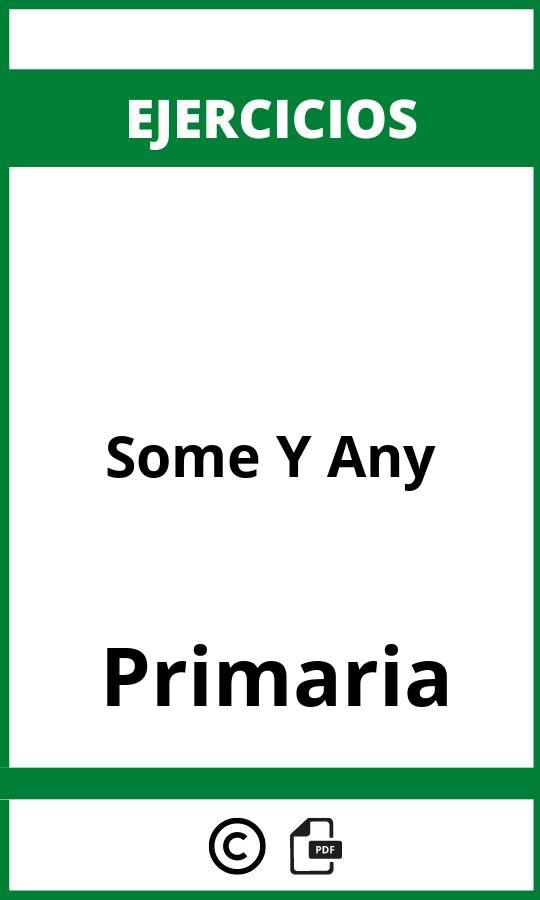 Some Y Any Ejercicios Primaria PDF